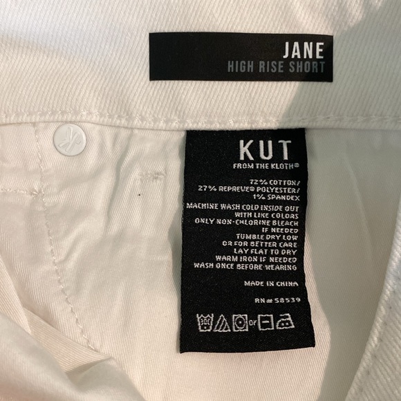 Women's KUT from the Kloth High Rise Jane Jean Shorts Sz. 8 - Picture 5 of 10